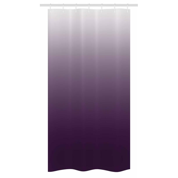 Waffle Shower Curtain Gradient Harmony of Trendy Vivid Color Modern Design